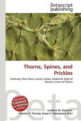 Thorns, Spines, and Prickles