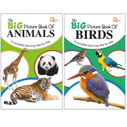 My Big Picture Book Of Animals & Birds (Combo of 2 Books)