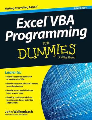 Excel Vba Programming for Dummies, 4th Ed