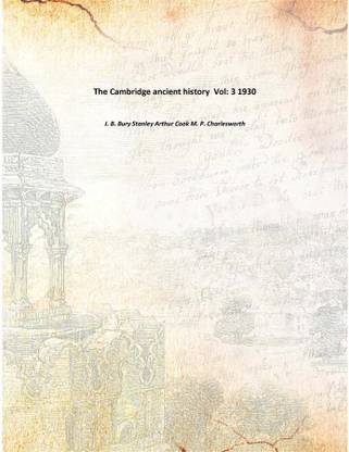 The Cambridge ancient history Vol: 3 1930