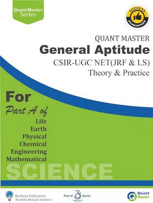 General Aptitude: CSIR-UGC NET (JRF & LS) - Part A [Quant Master Series]  - Theory & Practice