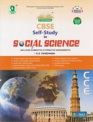 CBSE Self - Study in Social Science Term 2 (Class 9) - Includes Summative & Formative Assessments