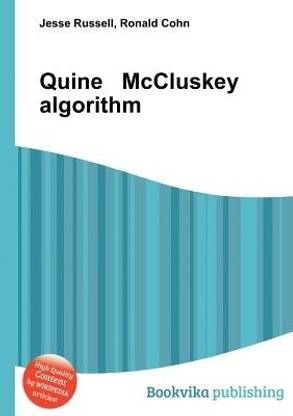 Quine McCluskey Algorithm