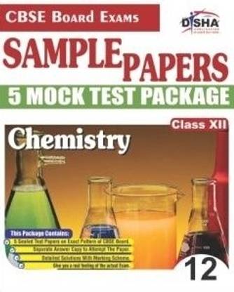 CBSE BOARD Sample Papers 5 Mock Test Package Class 12 CHEMISTRY