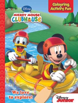 Disney Mickey Mouse Clubhouse colouring Fun We Love to Explore: Buy