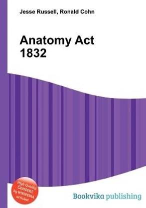 Anatomy ACT 1832