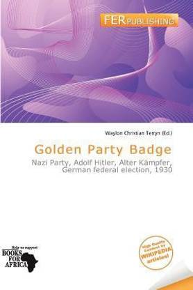 Golden Party Badge