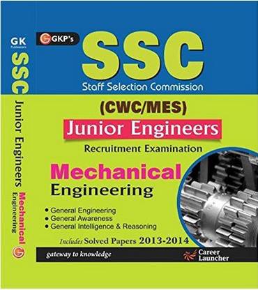 Ssc CWC/ Mes 2015 Mechanical Engg.(Junior Engg. Recruitment Exam.) Includes Solved Paper 2013-2014