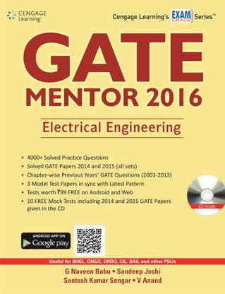 GATE - Mentor 2016 Electrical Engineering (With CD) 1st  Edition