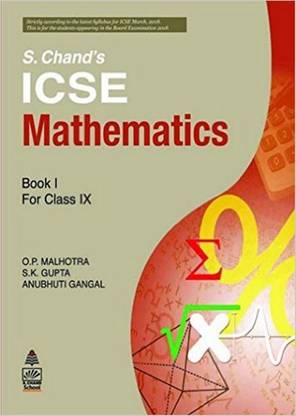 S. Chand's ICSE Mathematics for Class IX