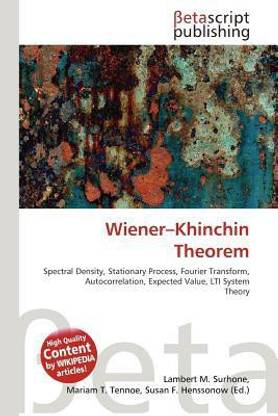 Wiener-Khinchin Theorem