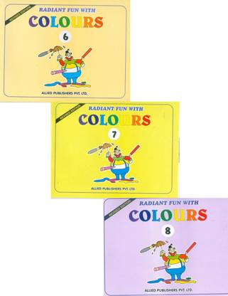 Radiant Fun With Colours (Books-6, 7 & 8) (Set Of 3 Books)