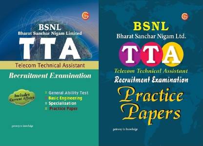 Combo Pack Study Guide BSNL TTA & Practice Papers