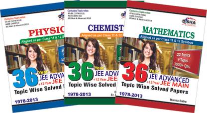 36 Year JEE Advanced + 12 Year JEE Main Topic Wise Solved Papers - (PCM- Set of 3 Books)