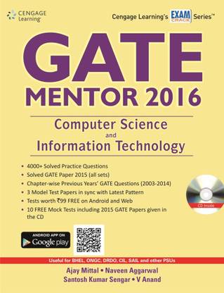 GATE - Mentor 2016 Computer Science and Information Technology (With CD) 1st  Edition