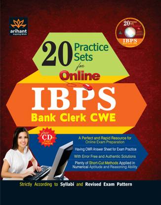 20 Practice Sets for Online IBPS Bank Clerk CWE (With CD)