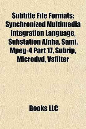 Subtitle File Formats