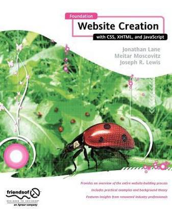 Foundation Website Creation with CSS, XHTML, and JavaScript