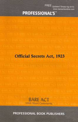 Official Secrets Act, 1923
