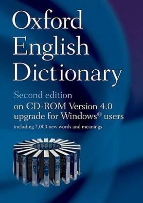 Oxford English Dictionary on CD ROM 4.0 Upgrade 2 Cdr Edition