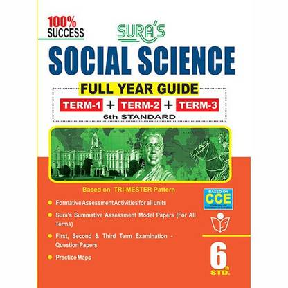 6th Standard Guide Social Science Full Year English Medium Tamilnadu State Board Samcheer Syllabus