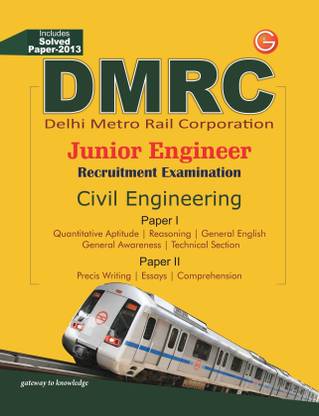 DMRC (Junior Engineer Recruitment Examination) Civil Engg.  - Includes Solved Paper - 2013