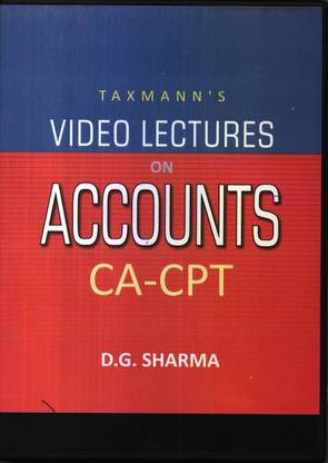 Video Lectures on Accounts Ca-Cpt (Set of 7 Dvds)