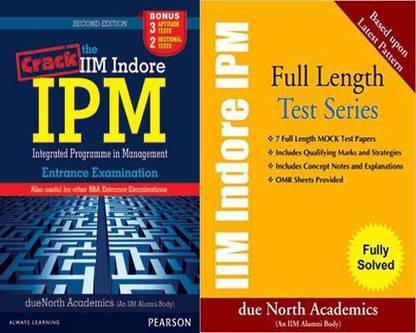 IIM Indore IPM Pearson Guide and Test Series Fully Solved (Combo)