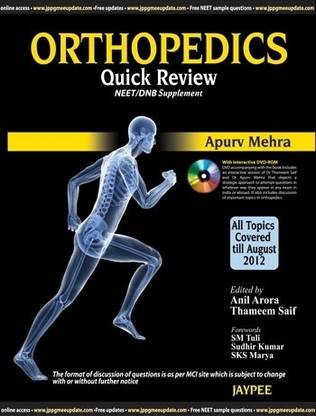 Orthopedics Quick Review NEET/DNB Supplement (With DVD - ROM) 1st Edition