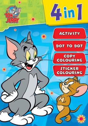Tom and Jerry 4 in 1 Activity Book