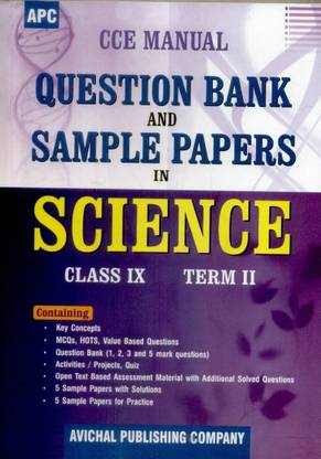 CCE Manual Question Bank and Sample Papers in Science with Value Based Questions (Term - 1) (Class - 9) 3rd  Edition