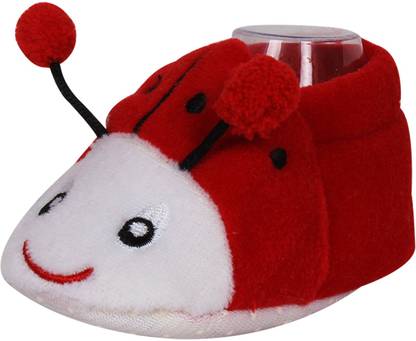 OLE BABY LadyBug Soft Organic Ole Toons 6-15 Months Booties