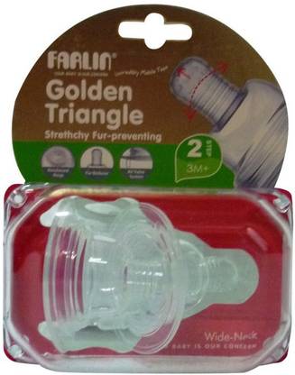 FARLIN Stretchy Anti Colic Teat M Wide-Neck Slow Flow Nipple