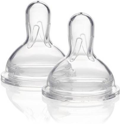 Medela Wide Base Nipple - 3 Pk - Slow Flow Slow Flow Nipple