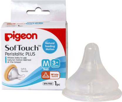 Pigeon Softouch Peristaltic Plus Nipple Medium Flow Nipple