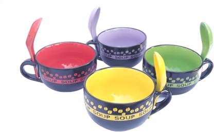 Wonder Ceramic Ceramic Soup Bowl Multicolour Set