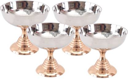 IndianArtVilla Stainless Steel Vegetable Bowl Ice Cream