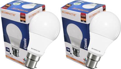 COMPACT 7 W Basic Standard B22 LED Bulb