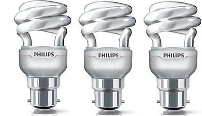 PHILIPS 11 W Basic Spiral B22 CFL Bulb