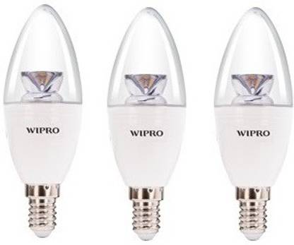 Wipro 6 W Basic Candle E14 LED Bulb