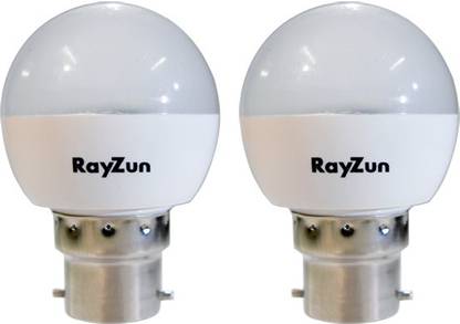RayZun 3 W Basic Standard B22 LED Bulb