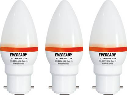 EVEREADY 0.5 W Basic Standard B22 LED Bulb