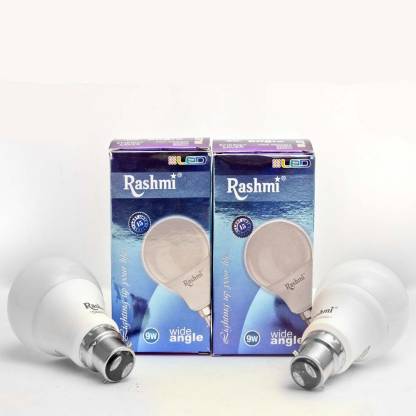 RASHMI 9 W Standard B22 LED Bulb