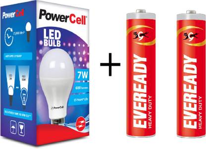 Power Cell 7 W Basic Standard B22 LED Bulb