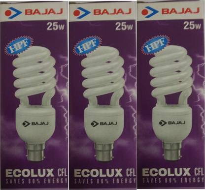BAJAJ 25 W Basic Spiral B22d CFL Bulb