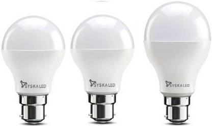 Syska 9 W, 12 W, 7 W Basic Standard B22 LED Bulb