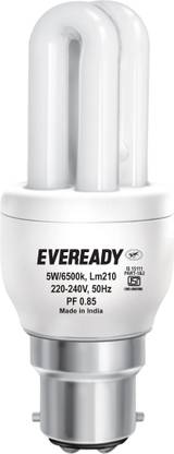 EVEREADY 5 W Basic Standard B22 CFL Bulb