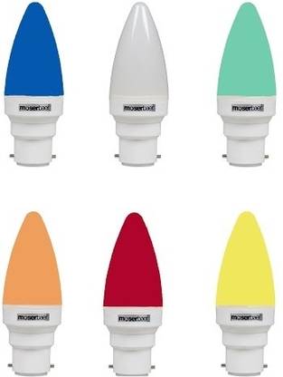 moserbaer 0.5 W Basic Standard B22 LED Bulb