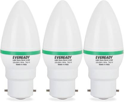 EVEREADY 0.5 W Basic Standard B22 LED Bulb
