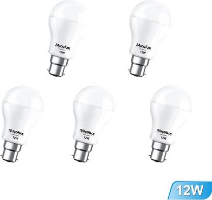 Micolux 12 W Basic Standard PBT-FR LED Bulb